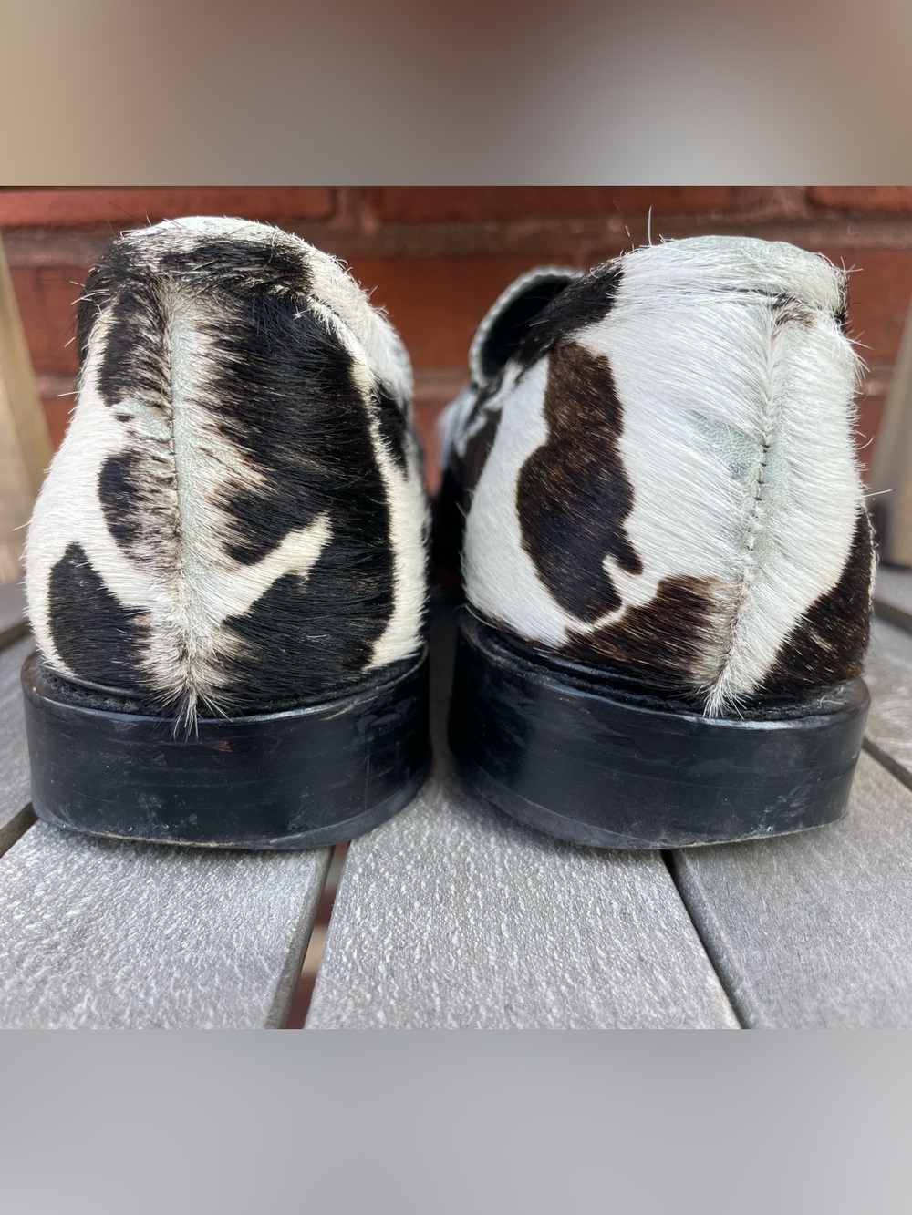 Cow print penny loafers - Picture 6 of 9